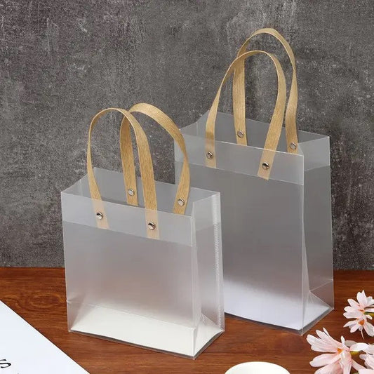 10 pcs Frosted Plastic Gift Bags