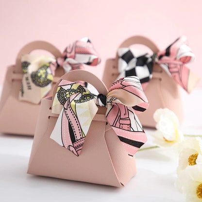 10 Pcs Leather Gift Bags