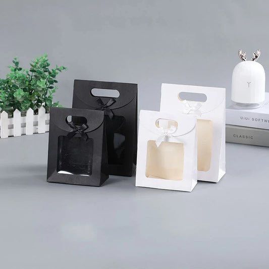 10 pcs - Kraft Paper Wedding Favor Gift Bags